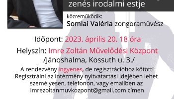 Rékasi Károly színművész zenés előadói estje 04.20.
